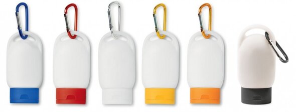 Krema za sončenje SPF25 s karabin obeskom