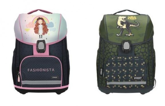Šolska torba ABC Dino in Fashionista