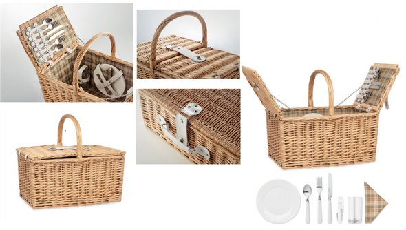 Piknik košara za štiri osebe