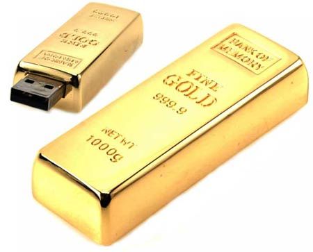 USB na potisk zlata palica