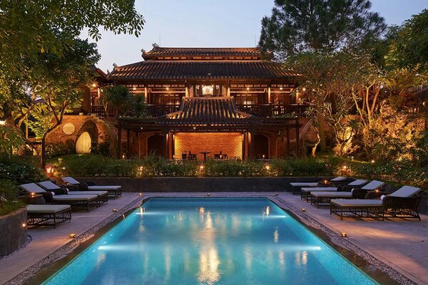 Hue AncientHueGardenHouses KimLongFineDining - Hue
