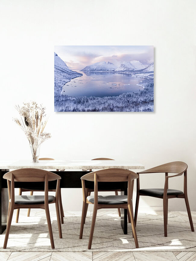 Märchenland Senja, Noruega – Arte mural de Eva Stadler en formato póster o impresión sobre vidrio acrílico