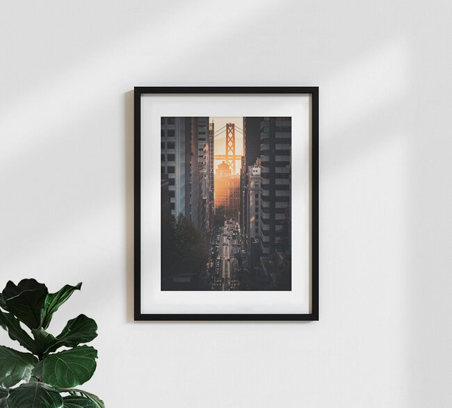 Resplandor del amanecer, Estados Unidos – Arte mural de Dimitri Luft como póster o impresión en vidrio acrílico