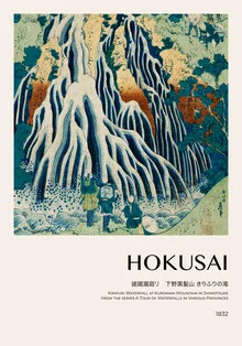 «Katsushika Hokusai - Cascada Kirifuri» – Arte mural de Art Classics en formato póster o impresión sobre vidrio acrílico