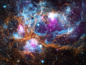 Región NGC 6357, Alemania: arte mural de Nasa Visions en formato póster o impresión en acrílico.
