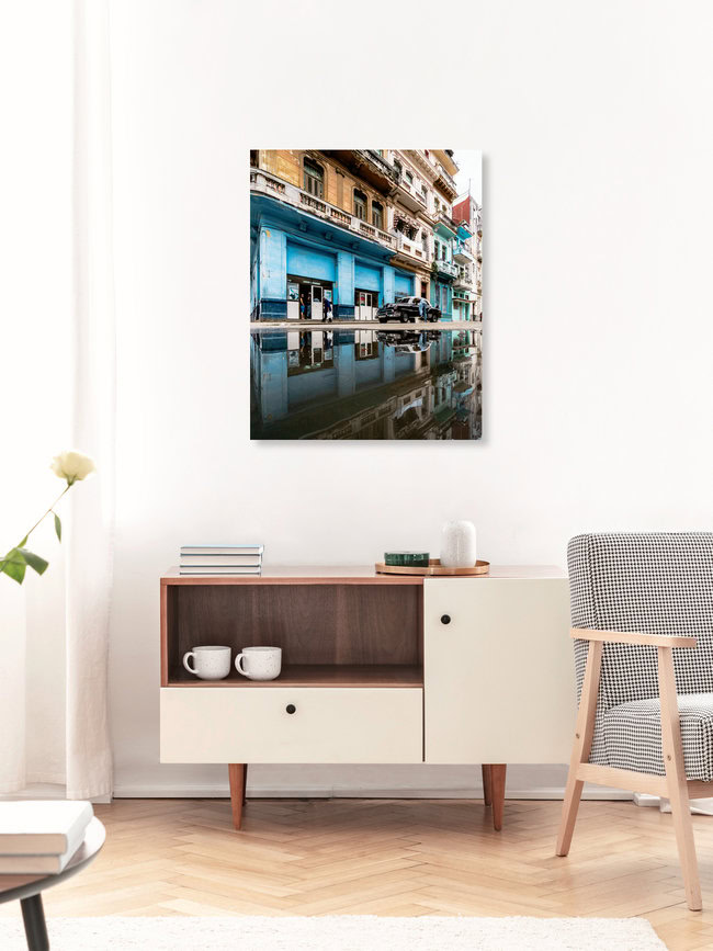 Reflet de Cuba, Cuba – œuvre d'art de Dimitri Luft, affiche ou impression sur verre acrylique