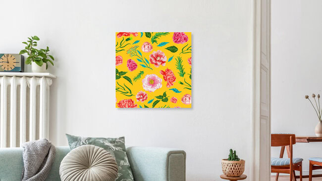 « Nouvel Été » – Art mural d'Uma Gokhale, affiche ou impression sur verre acrylique