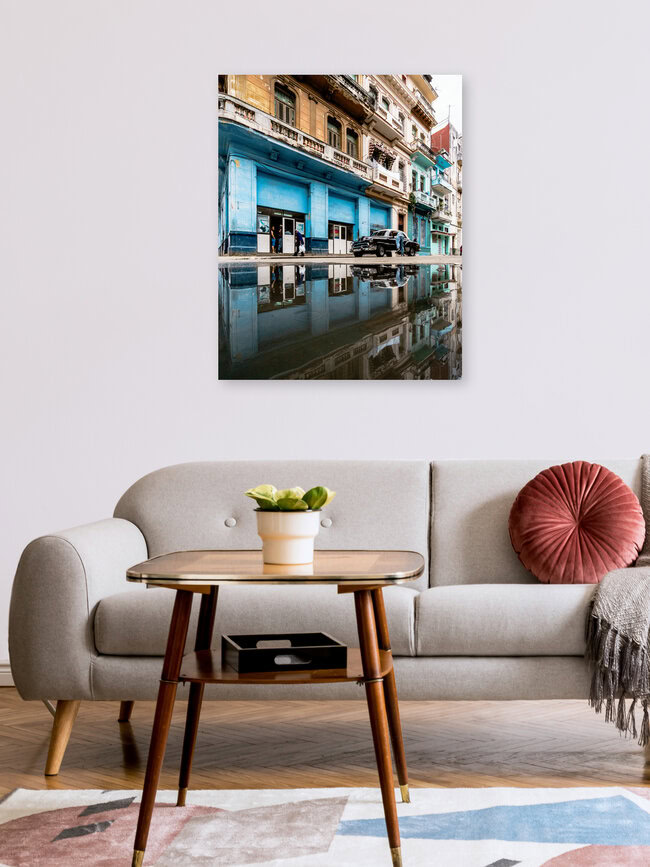 Reflet de Cuba, Cuba – œuvre d'art de Dimitri Luft, affiche ou impression sur verre acrylique