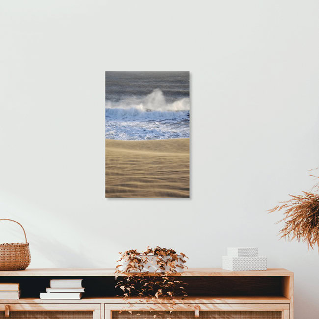 Là où le désert rencontre l'océan, Maroc – Art mural du Studio Na.hili, affiche ou impression sur verre acrylique