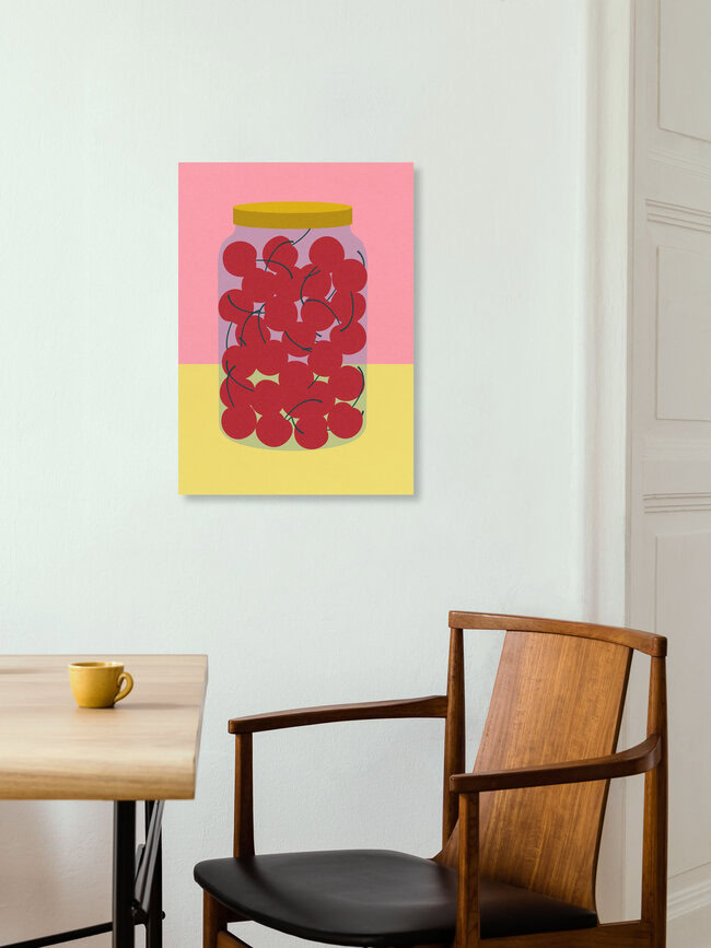 « Schattenmorellen » – Art mural de Rosi Feist, affiche ou impression sur verre acrylique