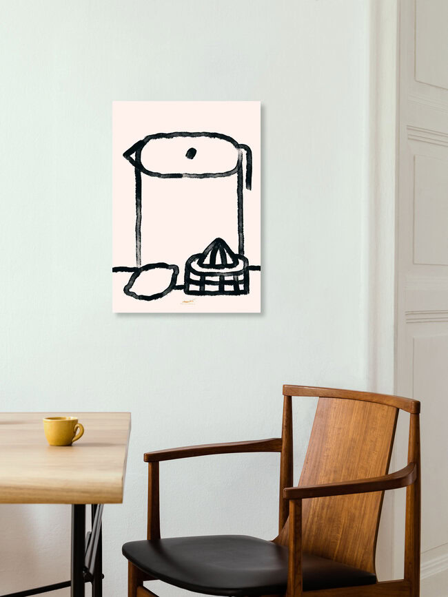 « Cuisine méditerranéenne IV » – Art mural de Matías Larraín, affiche ou impression sur verre acrylique