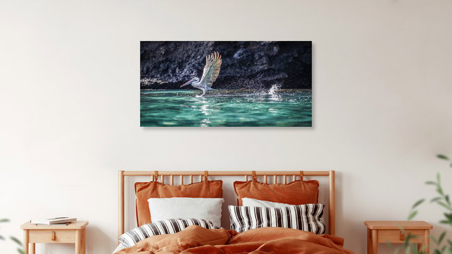 LAGON MAGIQUE, Équateur – Art mural d'Andreas Adams, affiche ou impression sur verre acrylique