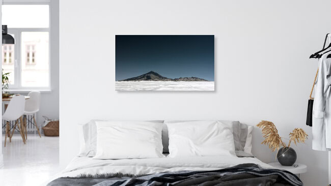 Au-dessus des nuages, Espagne – œuvre d'art de Holger Nimtz, affiche ou impression sur verre acrylique