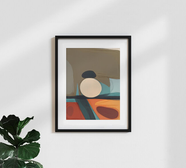 « Enthral » – Art mural d'Uma Gokhale, affiche ou impression sur verre acrylique