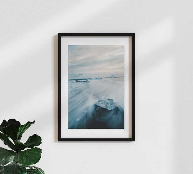 Affiches « Glace et mer, Islande » – Art mural de Felix Dorn, en affiche ou en verre acrylique