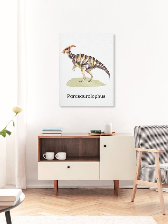 'Parasaurolophus' – Arte di Gal Pittel come poster o stampa su vetro acrilico