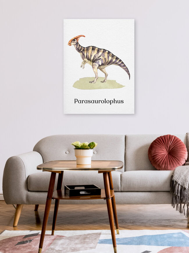 'Parasaurolophus' – Arte di Gal Pittel come poster o stampa su vetro acrilico