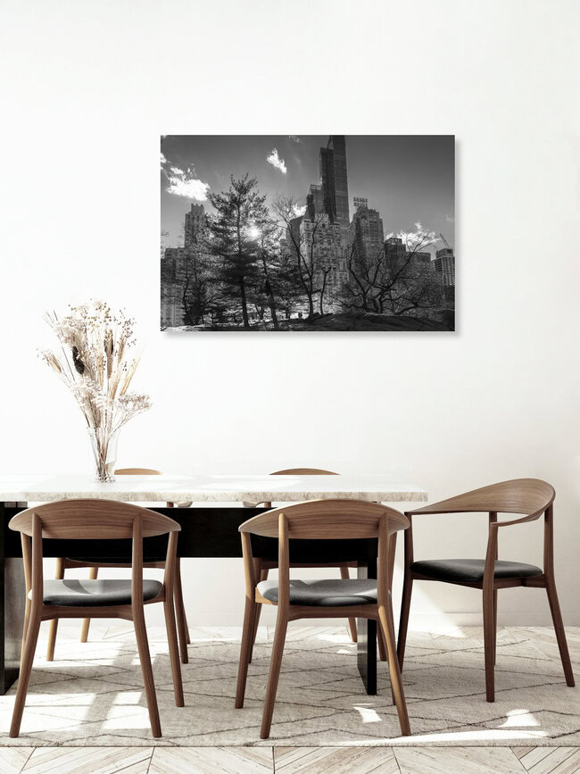La città incontra la natura, Stati Uniti – arte di Tillmann Konrad come poster o stampa su vetro acrilico