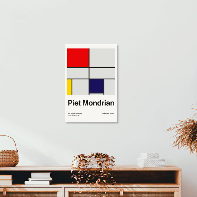 'Piet Mondrian – Sara Hildénin Taidemuseo' – Arte di Art Classics come poster o stampa su vetro acrilico