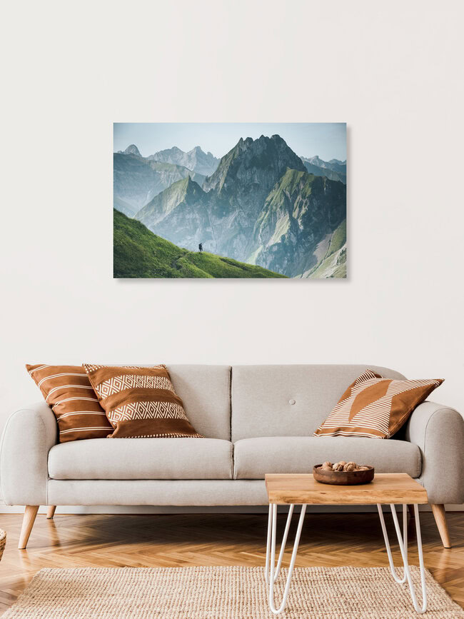 Di fronte ai giganti, Germania – opera d'arte di Johannes Hulsch come poster o stampa su vetro acrilico