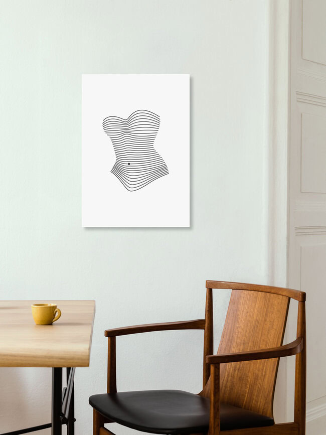 'Corsage' – Arte di Wuukasch. Come poster o stampa su vetro acrilico