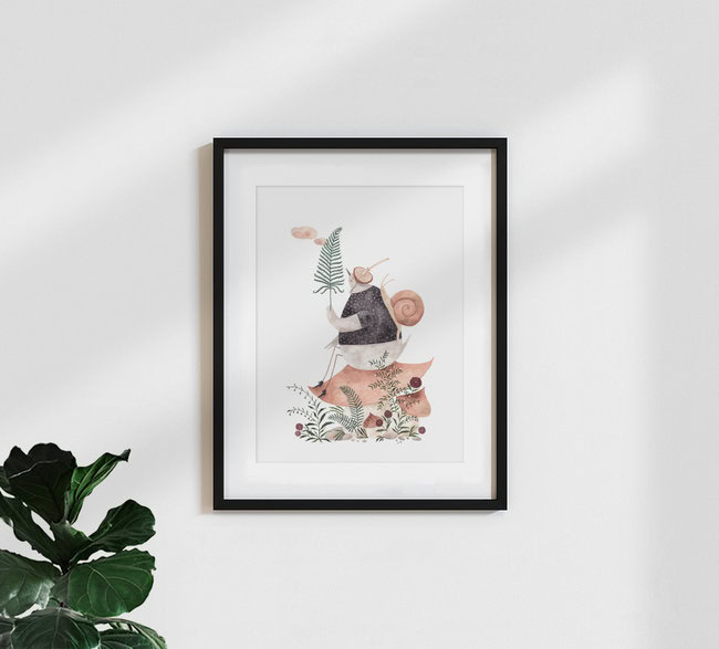 'Tesori della foresta di Claudia Voglhuber' – Arte di The Artcircle come poster o stampa su vetro acrilico