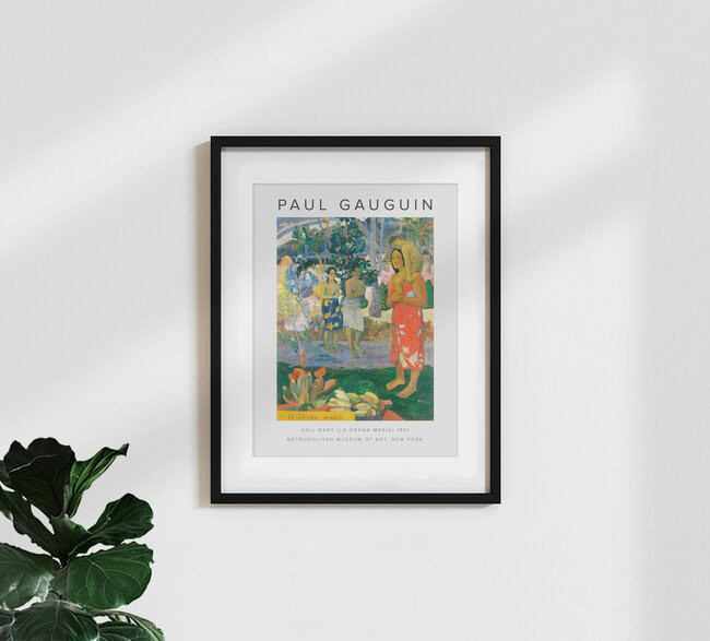 "Ave Maria (La Orana Maria) di Paul Gauguin" – Arte di Art Classics come poster o stampa su vetro acrilico