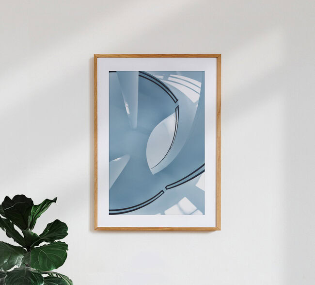 occhio e colonna, Germania – arte di Roswitha Schleicher-Schwarz come poster o stampa su vetro acrilico