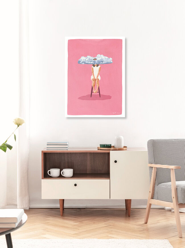 'Meditate' – Wandkunst van Giselle Dekel als poster of acrylglasprint