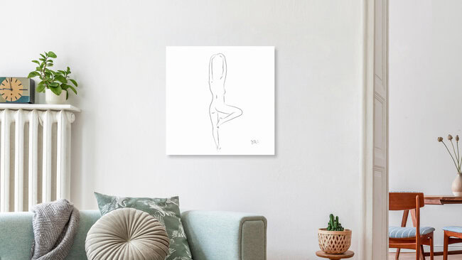 'Tree Pose' – Wandkunst van Jessie Spencer als poster of acrylglasprint