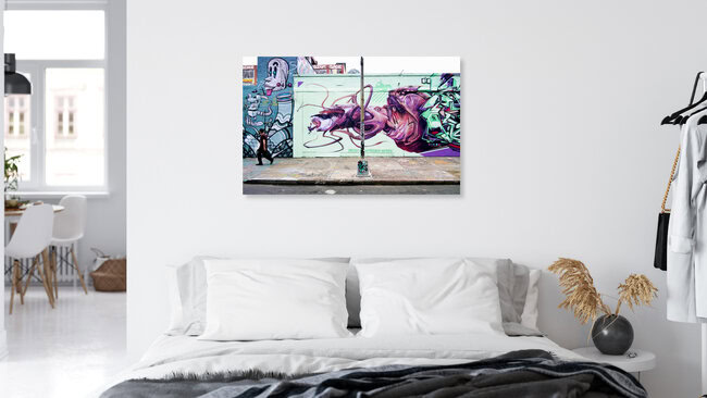 Fressen..., Verenigde Staten – wandkunst van Tim Bendixen als poster of acrylglasprint