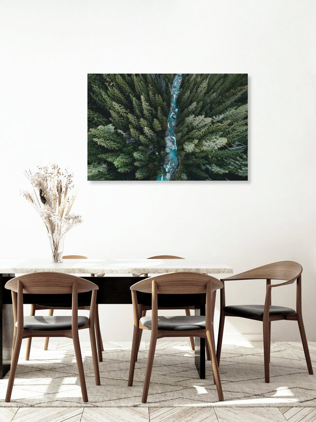 Perspectief is alles, Zwitserland – wandkunst van Lennart Pagel als poster of acrylglasprint