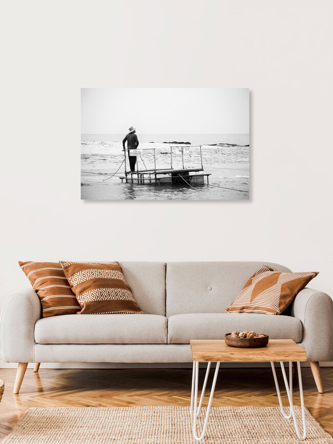 Veerdienst, Thailand – wandkunst van Jochen Fischer als poster of acrylglasprint