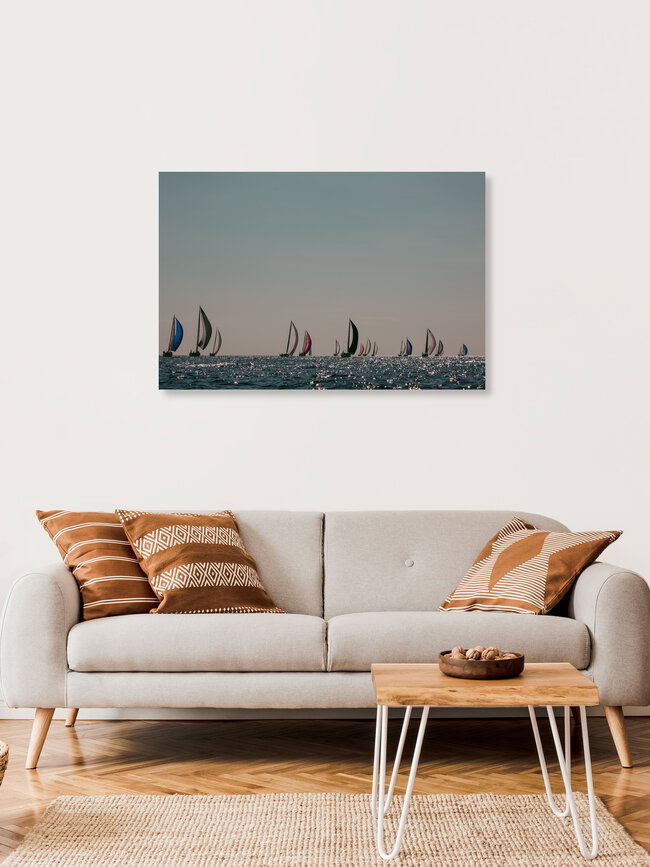 Spinnaker, Frankrijk – wandkunst van Anke Dörschlen als poster of acrylglasprint
