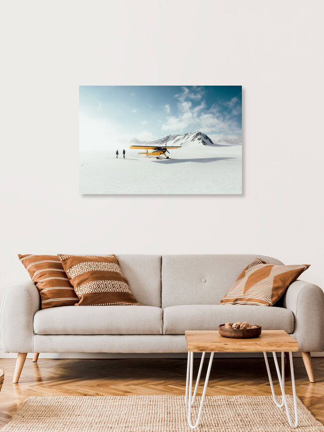 Glacierlanding, Canada – wandkunst van Lennart Pagel als poster of acrylglasprint