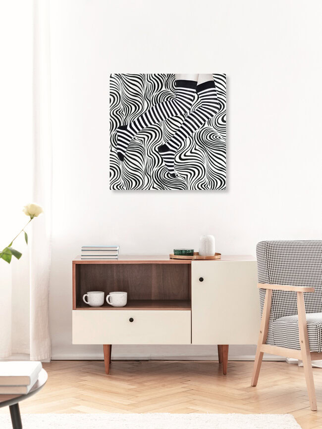 Psychedelische stemming, Duitsland – wandkunst van Manuela Deigert als poster of acrylglasprint