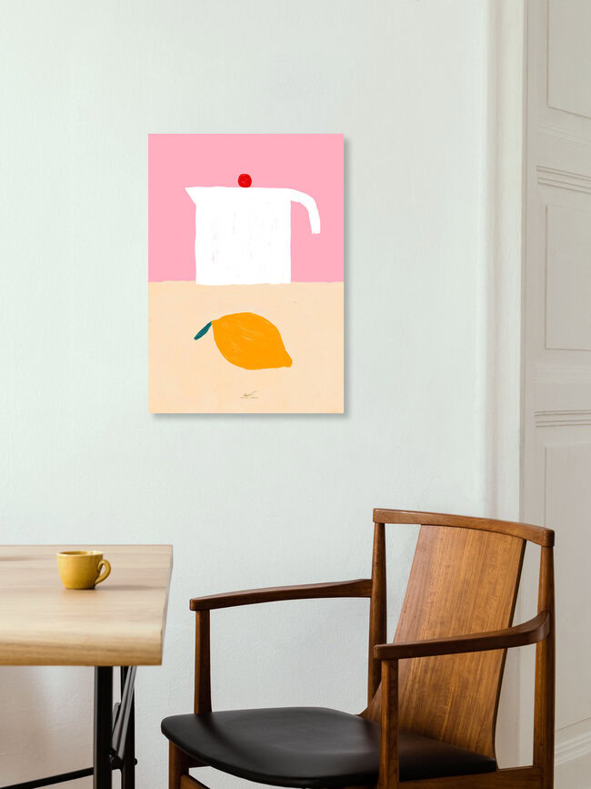 'Mediterrane keuken V' – Wandkunst van Matías Larraín als poster of acrylglasprint