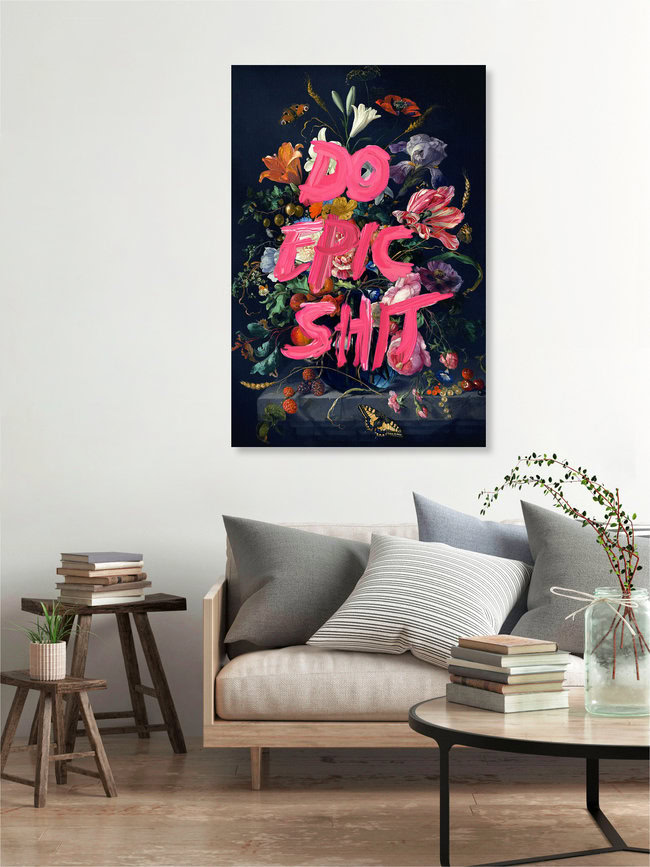 'Do Epic Shit' – Wandkunst van Jonas Loose als poster of acrylglasprint