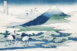 Katsushika Hokusai - Umezawa Manor in de provincie Sagami - Fineart-fotografie door Art Classics