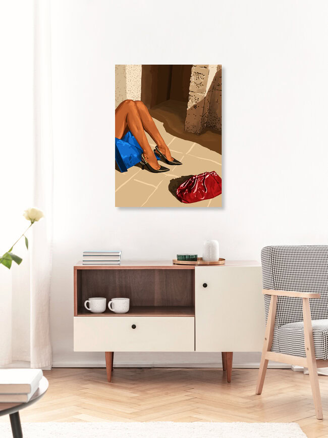 'Introspection' – Wall Art by Uma Gokhale as Poster or Acrylic Glass Print