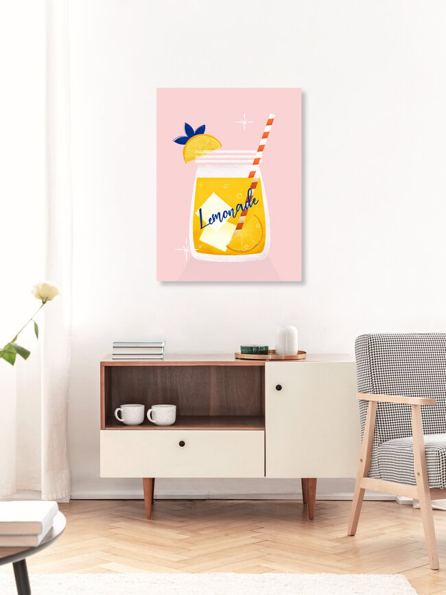 'Lemonade' – Wall Art by Ania Więcław as Poster or Acrylic Glass Print