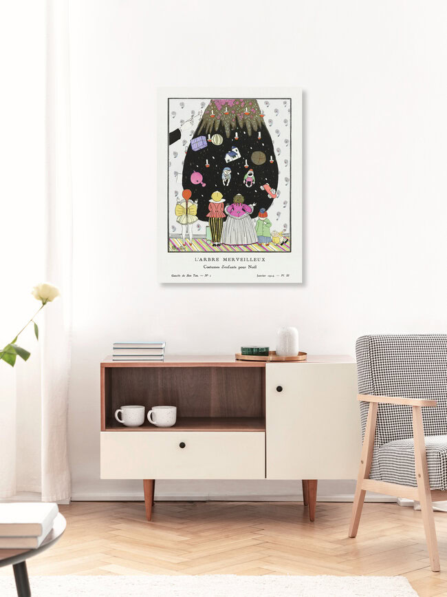 'Charles Martin: L'Arbre Merveilleux' – Wall Art by Vintage Collection as Poster or Acrylic Glass Print