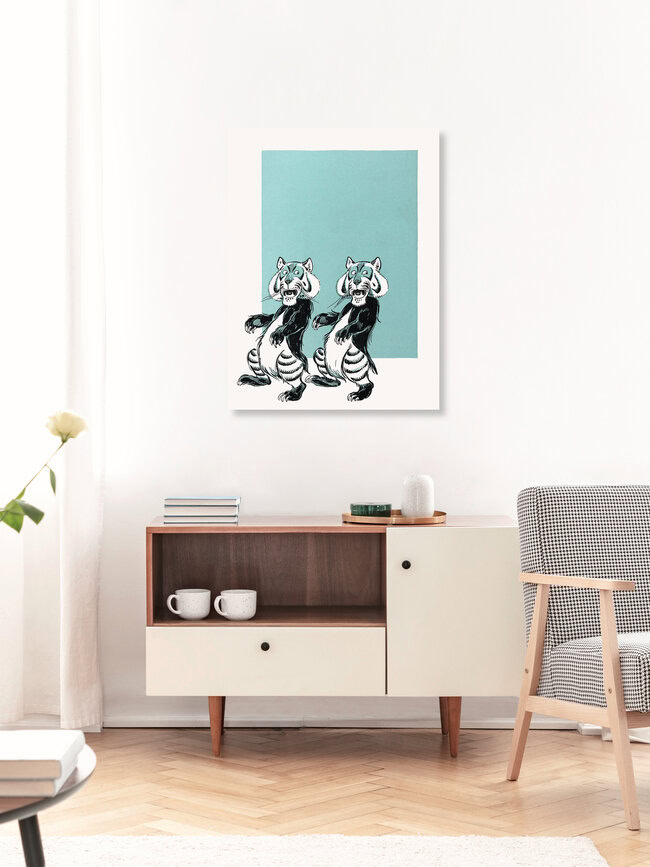 'William Wallace Denslow: The Journey to the great Oz (1900)' – Wall Art by Vintage Collection as Poster or Acrylic Glass Print