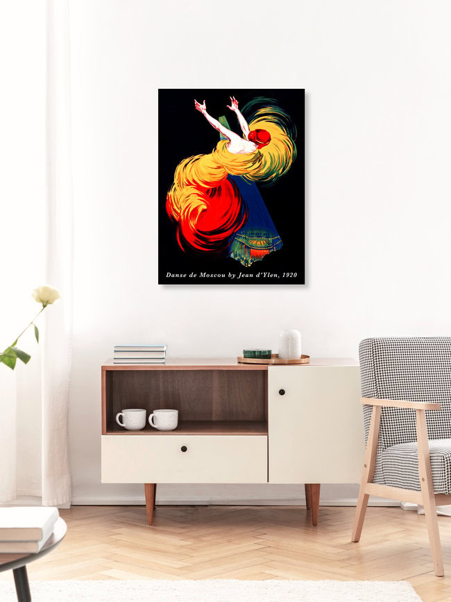 Wandbild 'Jean d'Ylen: Danse de Moscou' – Kunst von Art Classics als Poster oder Acrylglasbild