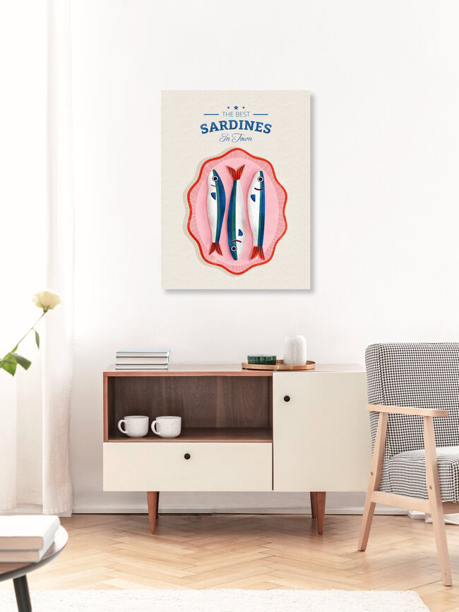 'The Best Fish In Town' – Wall Art by Ania Więcław as Poster or Acrylic Glass Print