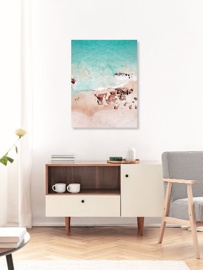 Golden Rose Beach, Israel – Fotokunst von Gal Pittel als Poster oder Acrylglasbild