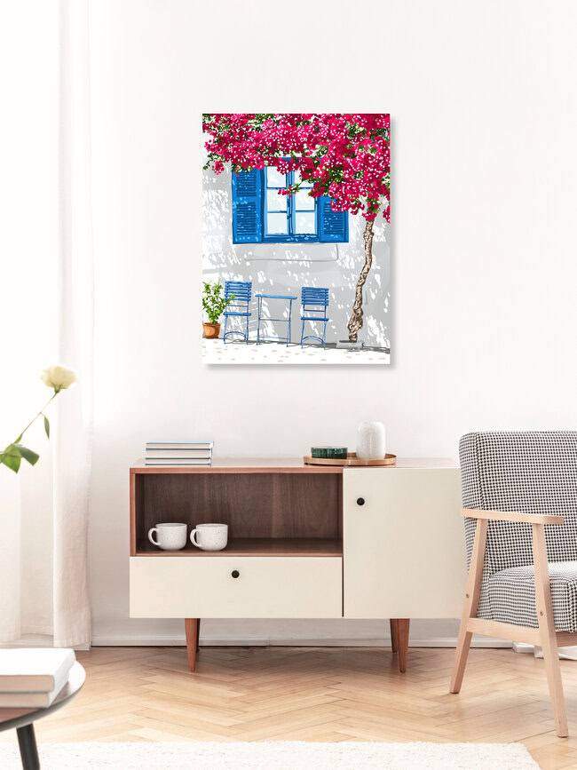 'Party of Two' – Wall Art by Uma Gokhale as Poster or Acrylic Glass Print