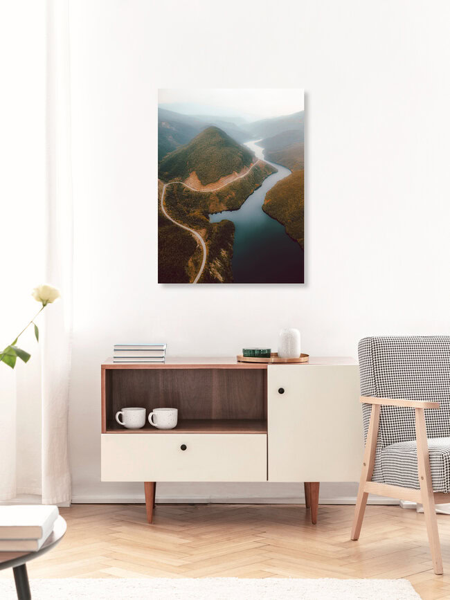 Aliakmonas, Greece, Griechenland – Fotokunst von Daniel Schumacher als Poster oder Acrylglasbild