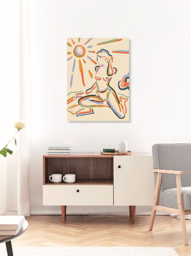Wandbild 'Self Love' – Kunst von Uma Gokhale als Poster oder Acrylglasbild