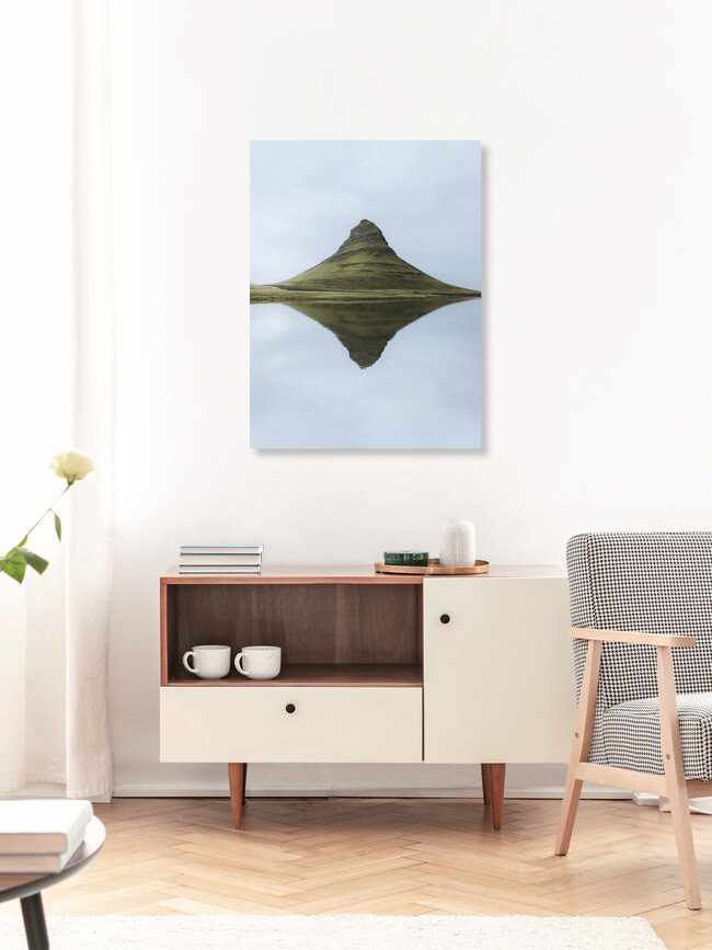Kirkjufell, Island, Island – Fotokunst von Reiner Hofer als Poster oder Acrylglasbild